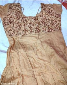 Pure Cotton Anarkali Dress
