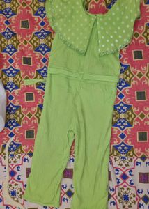Cute Green Jumpsuit