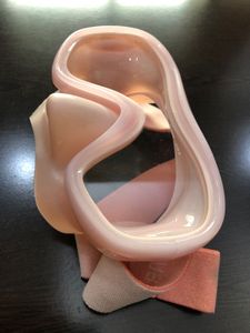 Pink Tempered Glass Dive Mask