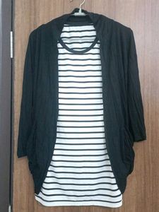 Formal Wear Tank top And Overcoat Combo