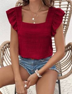 Red shein top