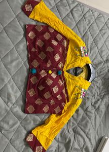 Ethnic Yellow Blouse