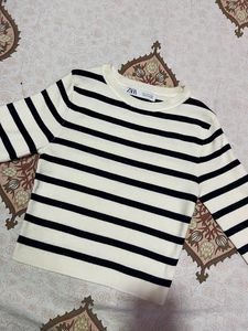 ZARA New Stripped Top