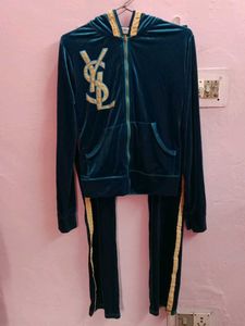 YSL Velvet Track Suit For Winter