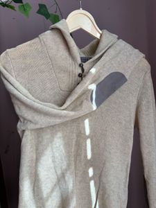 Beige Cardigan Sweater