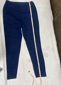 &#39;Go Colors&#39; Navy Blue Slim Fit Pants👖