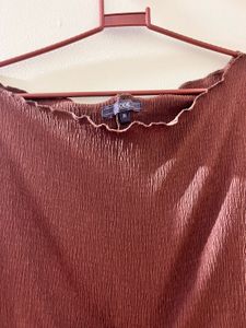 Elegant Dark Brown  Dress