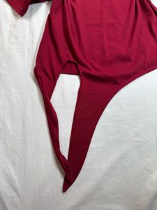 Waist Tie Knot Crop Top