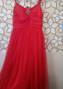 Red Tulle Dress