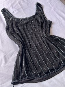 Sequinned Cami Top