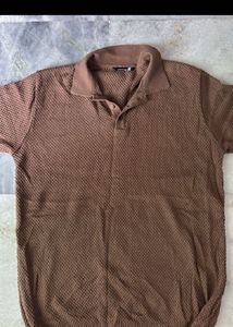 Brown and red Polo Shirt combo