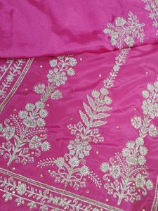 Beautiful Embroidered Crepe Suit