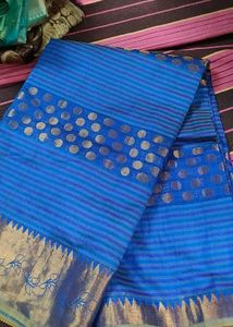 Drak Blue Saree