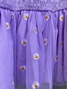 Lilac Daisy Tulle Blouse