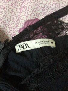 Black Lace Detail Top