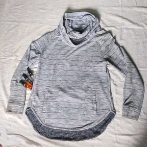 Cowl Neck Grey Sweater