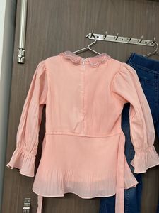 new Cute Girls&#39; Top &amp; Jeans Set 5-7 yr o