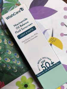 WishCare Niacinamide Oil Balance Fluid Sunscreen S