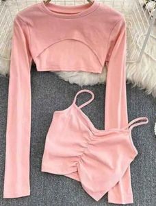 Bright Pink Top Set