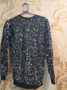 Combo Of Sequin Sparkle Shirt And ChikankariShirt