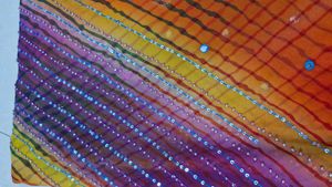 Lehariya Saree (Multi color)