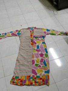 Cotton Multi Colour Kurti For Women
