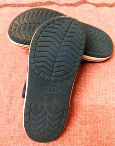 Navy Blue Crocs- Men 8