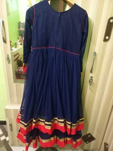 Elegant Blue Embroidered Kurta Set