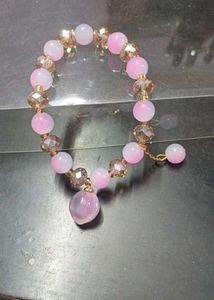 Pink Beaded Bracelet