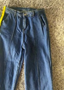 Wide Leg Denim Jeans