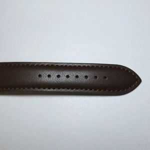 Fastrack Genuine Leather Brown 22mm Watch Strap