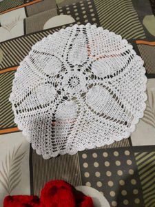 Crochet Doily table mat  kharvachauth thali cove