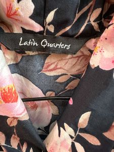 Floral Print Mini Dress Elegant