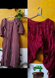 Maroon Kurta Shalwar
