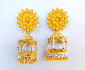 flower Jhumki Earrings for Girls/Women