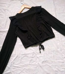 Black Full Sleeves Top