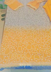 Daily wear Pakistani karachi 3pc lace work suit