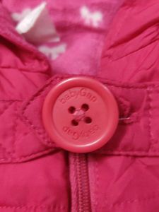 Gap reversible Cute Pink Hooded Vest