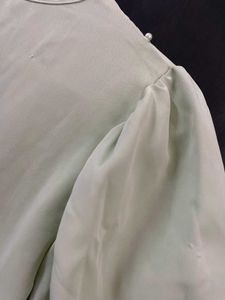 Mint Green Puff Sleeve Top