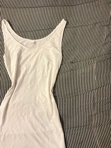 White Sleeveless Dress