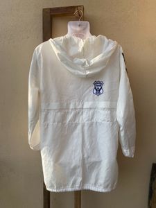 Xiaomantou White Hooded Jacket