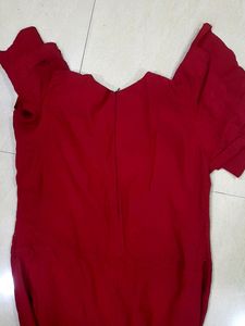 Maroon jumpsuit