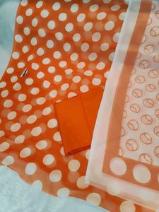 Polka Dot Salwar Kameez Unstitched Clothes