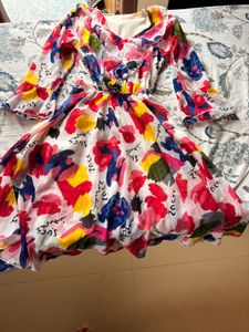 👗💥Affordable!! Colorful Print Dress