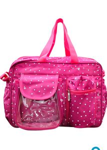 Brand New Diaper Bag for Baby Essentials-Pink Colo
