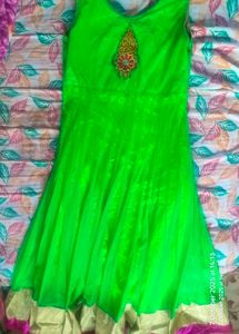 Green Ethnic Gown