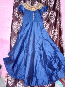 Full Set Anarkali Style Gown With Pajami& Dupatta