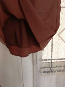 Elegant Brown Dress