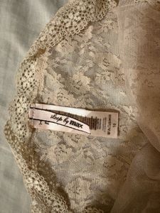 Beautiful Lace Trim Halter Maxi Dress