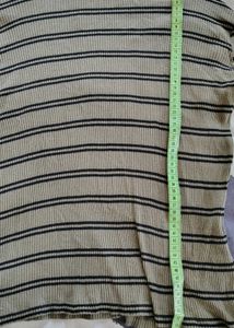Striped Turtleneck Top